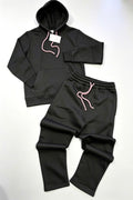 Horclad 001 Signature Black Tracksuit — Rope Detail