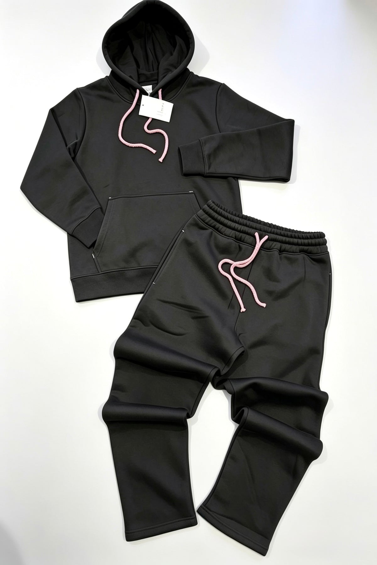 Horclad 001 Signature Black Tracksuit — Rope Detail